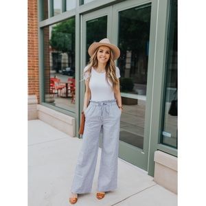 abercrombie and fitch wide leg pants 